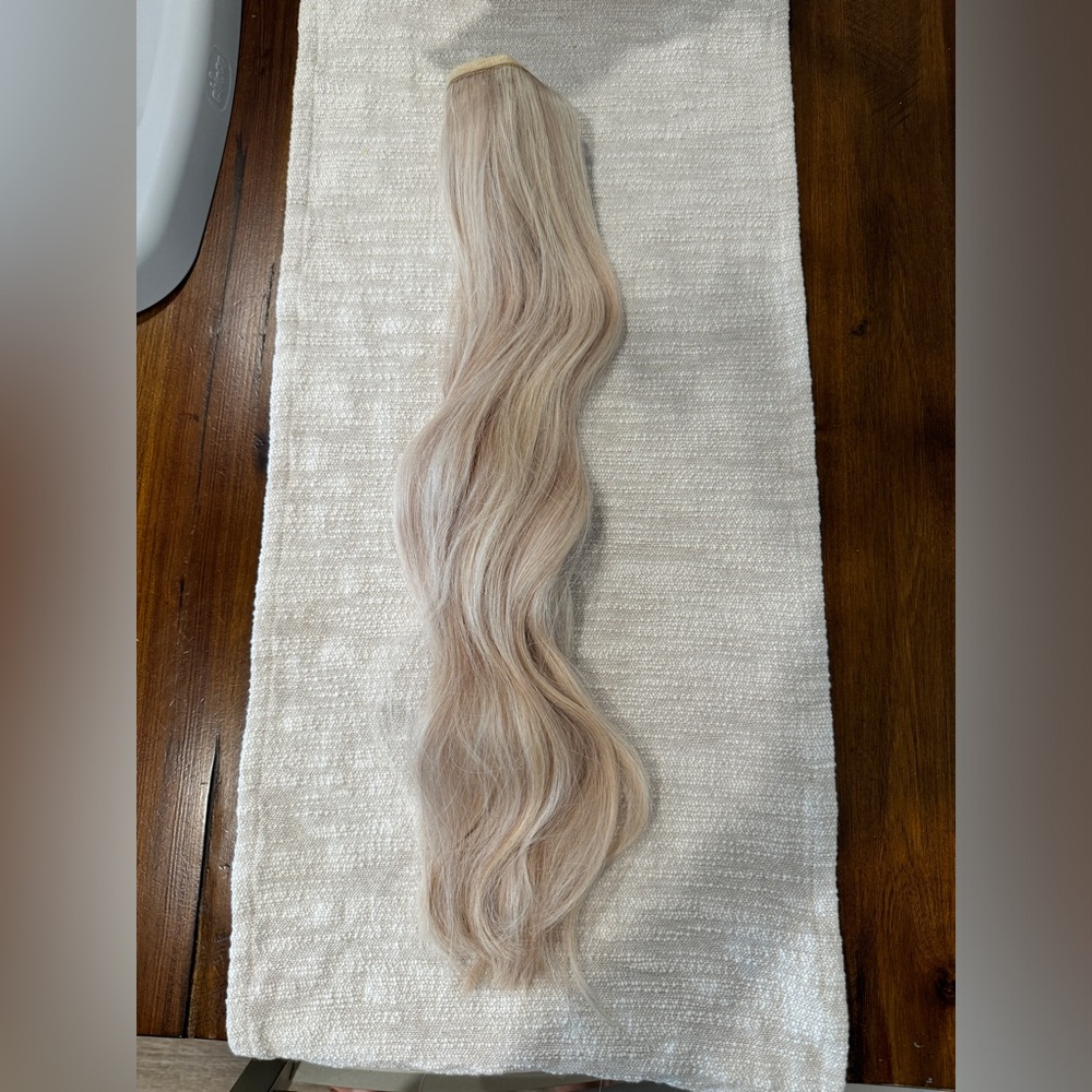 Pony tail hair extension clip in